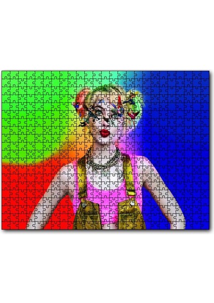 Cakapuzzle Harley Quinn Görseli 120 Parça Puzzle Yapboz Mdf (Ahşap)