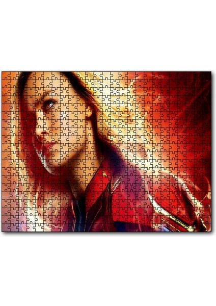 Cakapuzzle Captain Marvel Brie Larson 120 Parça Puzzle Yapboz Mdf (Ahşap)