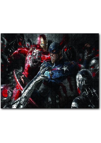 Cakapuzzle Civil War Konsept Savaş 1000 Parça Puzzle Yapboz Mdf(Ahşap)