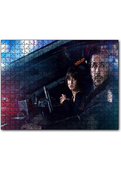 Cakapuzzle Blade Runner Ryan Gosling Ana De Armas 120 Parça Puzzle Yapboz Mdf (Ahşap)