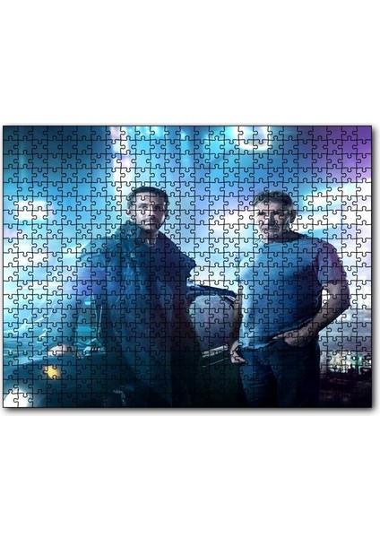 Cakapuzzle Blade Runner Ryan Gosling Harrison Ford 1000 Parça Puzzle Yapboz Mdf(Ahşap)