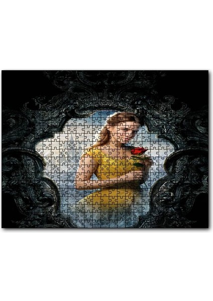 Cakapuzzle Beauty And The Beast Emma Watson Portre 120 Parça Puzzle Yapboz Mdf (Ahşap)