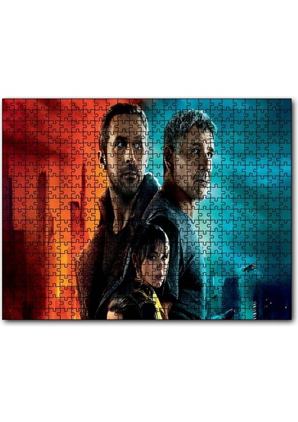 Cakapuzzle Blade Runner Ryan Gosling Harrison Ford Ana De Armas 1000 Parça Puzzle Yapboz Mdf(Ahşap)