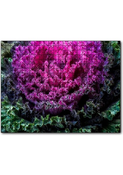 Cakapuzzle Brassica Oleracea Yaprakları 120 Parça Puzzle Yapboz Mdf (Ahşap)