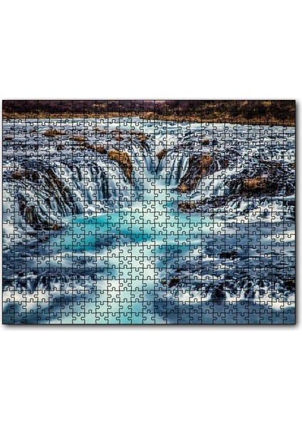 Cakapuzzle Bruarfoss Şelaleleri 120 Parça Puzzle Yapboz Mdf (Ahşap)