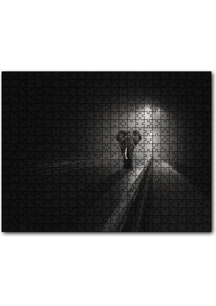 Cakapuzzle Gece Otoyol Sis ve Fil 255 Parça Puzzle Yapboz Mdf (Ahşap)