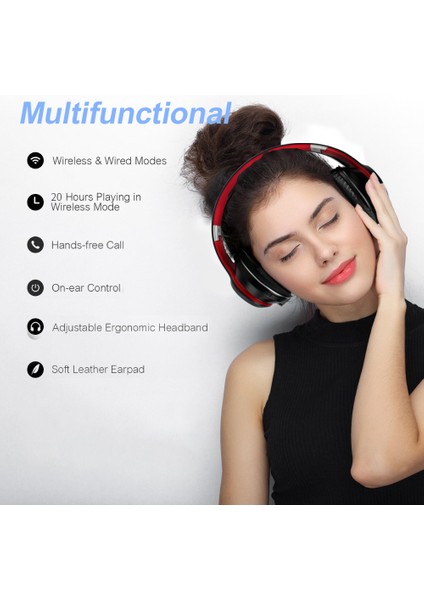 Bluetooth 5.0 Kablosuz Kulaklık Lenovo HD200 Gürültü Azaltma Stereo Bas Ios Android Için (Yurt Dışından)