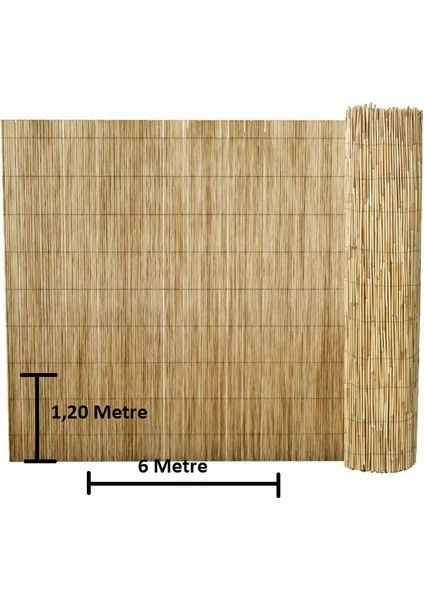 Bambu Kamış Hasır 1,20 Metre x 6 Metre