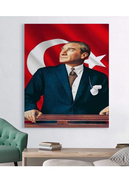 Atatürk Kanvas Tablo