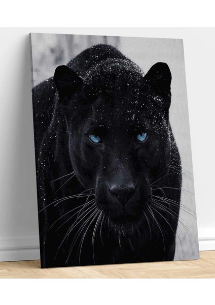 Siyah Panter Kanvas Tablo