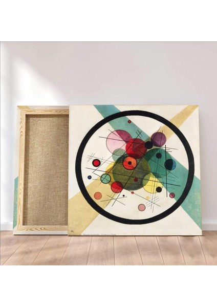 Wassily Kandinsky Kreise In Kreis Kanvas Tablo fiyatları