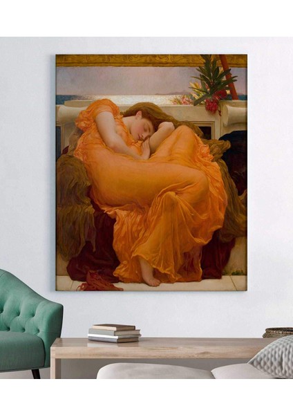 Frederic Leighton - Haziran Alevi Kanvas Tablo