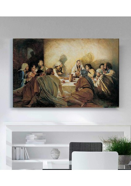 Son Akşam Yemeği Da Vinci Kanvas Tablo