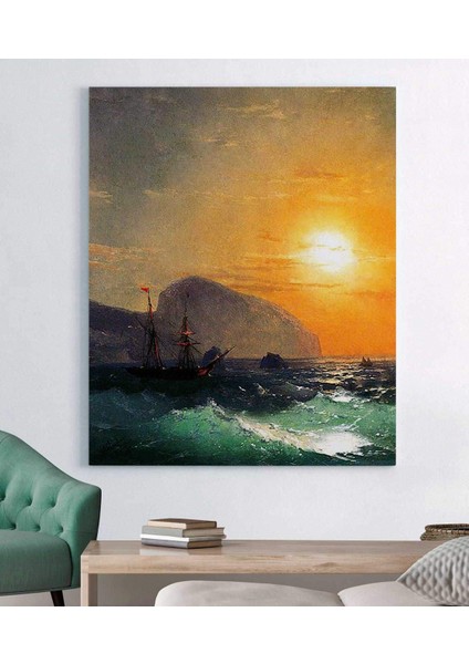 Ivan Konstantinovich Kırım Ay Dağı Kanvas Tablo fiyatları