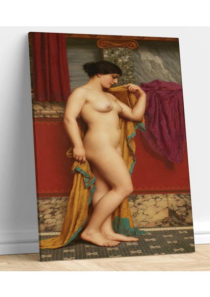 John William Godward Das Ilıklık Kanvas Tablo