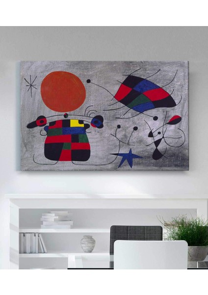 Joan-Miro-Flamboyant Wings Gülümseme Kanvas Tablo fiyatları
