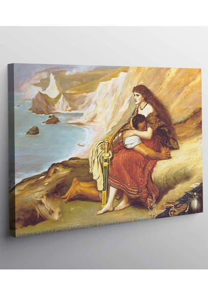 John Everett Millais Romalılar Ingiltere'den Ayrılıyor Kanvas Tablo