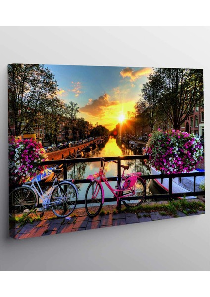 Amsterdam Manzara Kanvas Tablo fiyatları