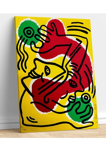 Keith Haring Kanvas Tablo