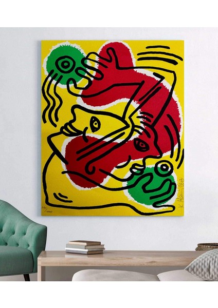 Keith Haring Kanvas Tablo