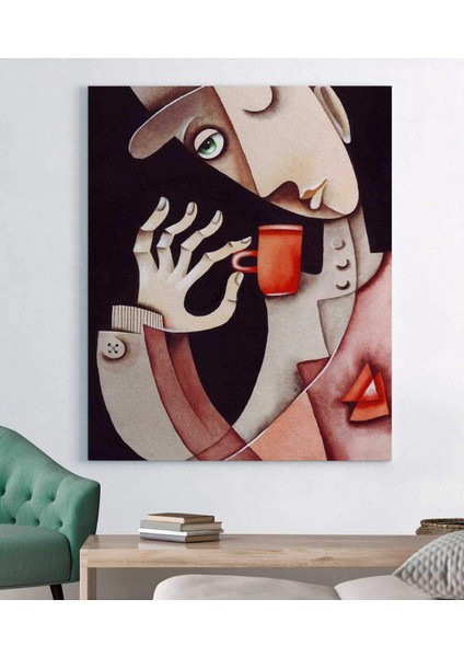Drink Coffee Kanvas Tablo
