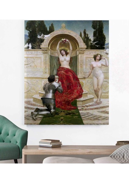 John Collier Tannhäuser Operasından Bir Sahne Kanvas Tablo