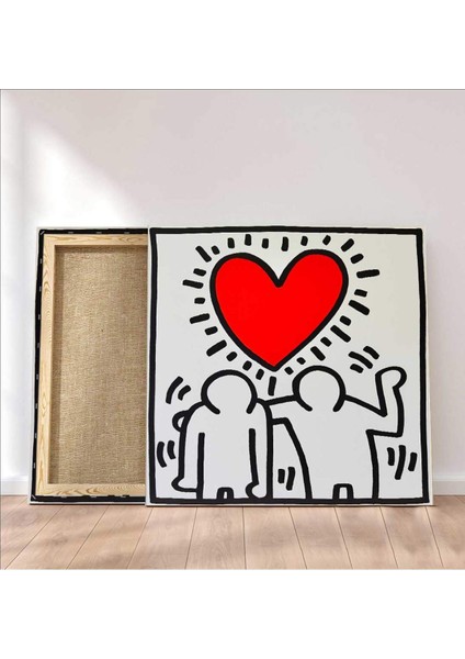 Keith Haring Love Kanvas Tablo