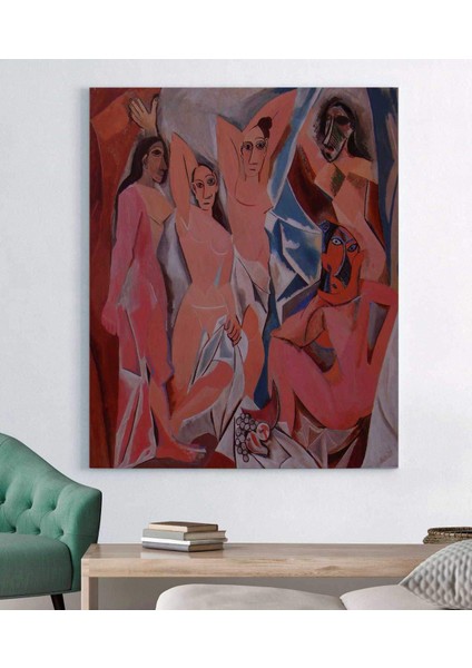 Pablo Picasso Avignonun Hanımları Kanvas Tablo