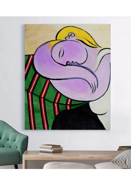 Pablo Picasso Sarı Saçlı Kadın