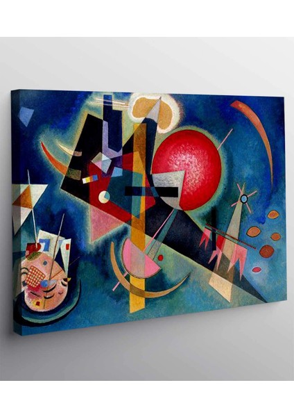 Wassily Kandinsky Mavi Kanvas Tablo