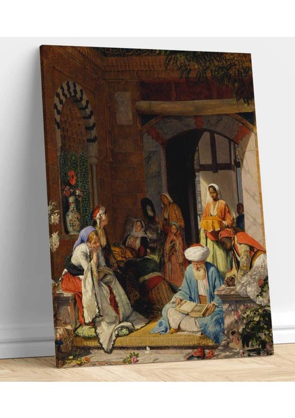 John Frederick Lewis Inanç Duası Hastaları Kurtaracak Kanvas Tablo