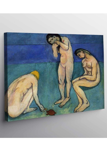 Henri Matisse Kaplumbağa ile Yıkananlar Kanvas Tablo