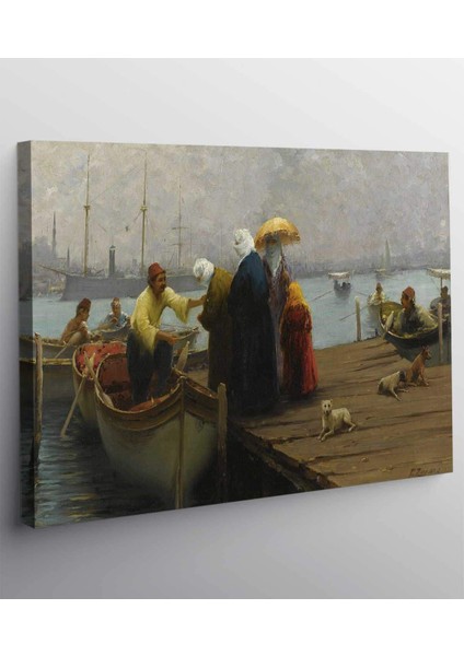 Zonaro Fausto Sandala Binen Cariyeler Kanvas Tablo