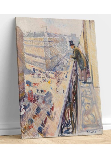 Edvard Munch Lafayette Caddesi Kanvas Tablo