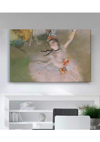 Edgar Degas Sahnedeki Dansçı Kanvas Tablo