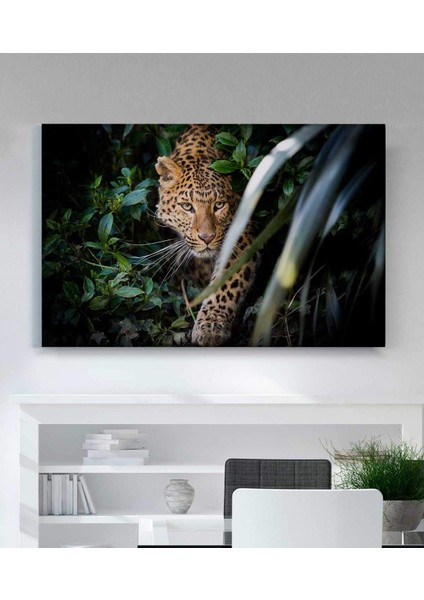 Leopar Sanat Kanvas Tablo