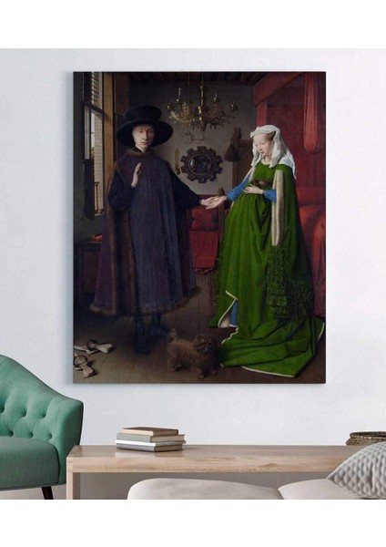 Van Eyck Arnolfini Düğün Kanvas Tablo