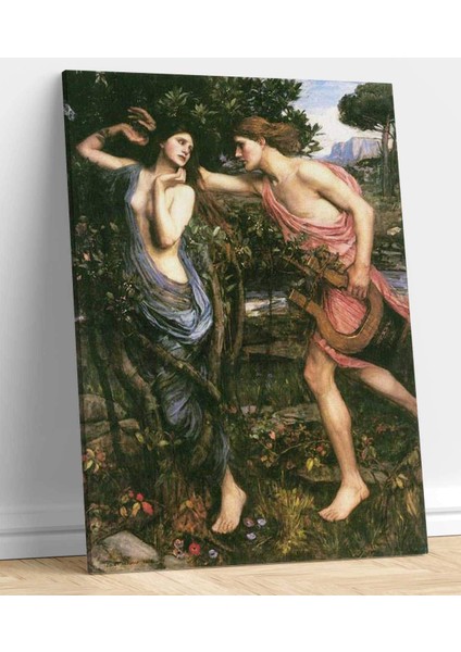 John William Waterhouse Apollo ve Daphne Kanvas Tablo