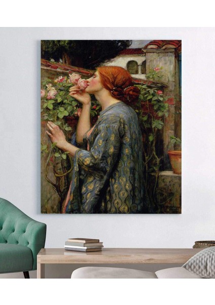 John William Waterhouse Gülün Ruhu Kanvas Tablo