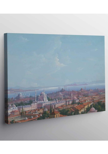 Carlo Bossoli Constantinople Kanvas Tablo