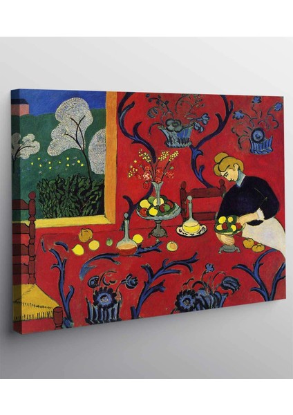 Henri Matisse Kırmızı Uyum Kanvas Tablo