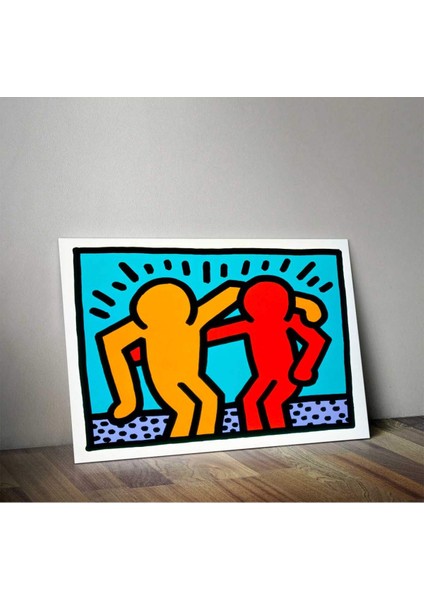 Keith Haring - Friendship Kanvas Tablo fiyatları