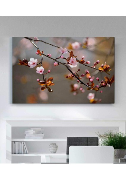 Pembe Çiçek Kanvas Tablo fiyatları