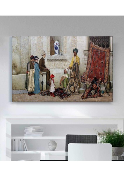 Osman Hamdi Bey Halı Satıcısı Kanvas Tablo