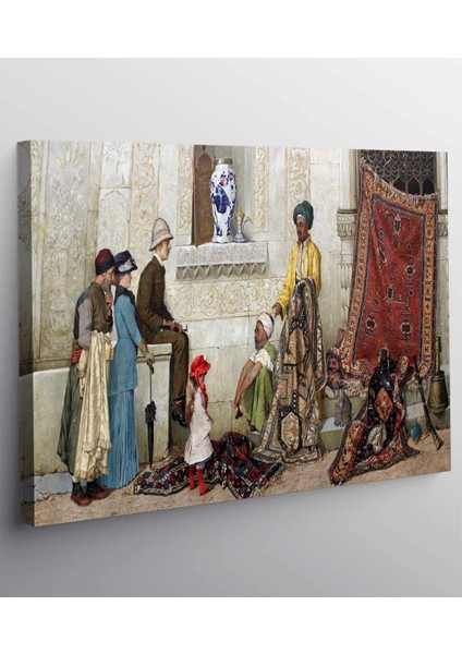 Osman Hamdi Bey Halı Satıcısı Kanvas Tablo