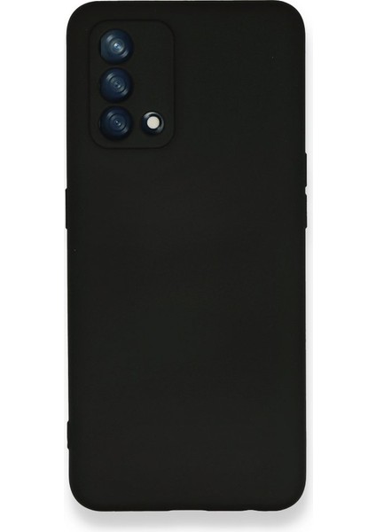 Oppo A74 Kılıf Lansman Silikon Kapak Siyah