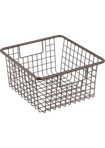 Çok Amaçlı Küçük Boy Kare Sepet – Siyah 26 x 23 x 13 cm