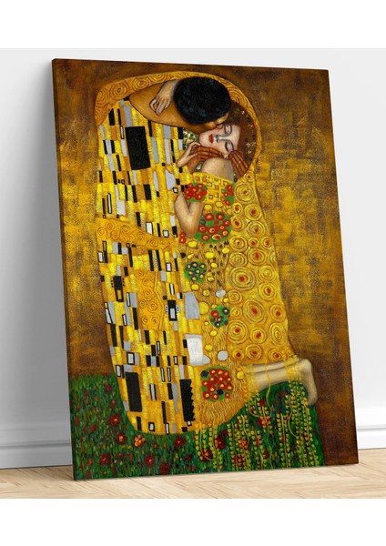Gustav Klimt The Kiss Kanvas Tablo fiyatları