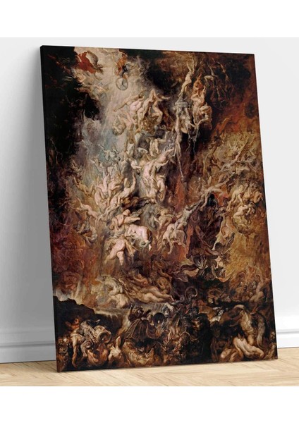 Peter Paul Rubens Asi Meleklerin Düşüşü Kanvas Tablo