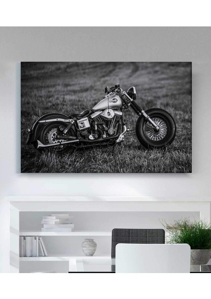 Retro Tarzı Motosiklet Kanvas Tablo fiyatları